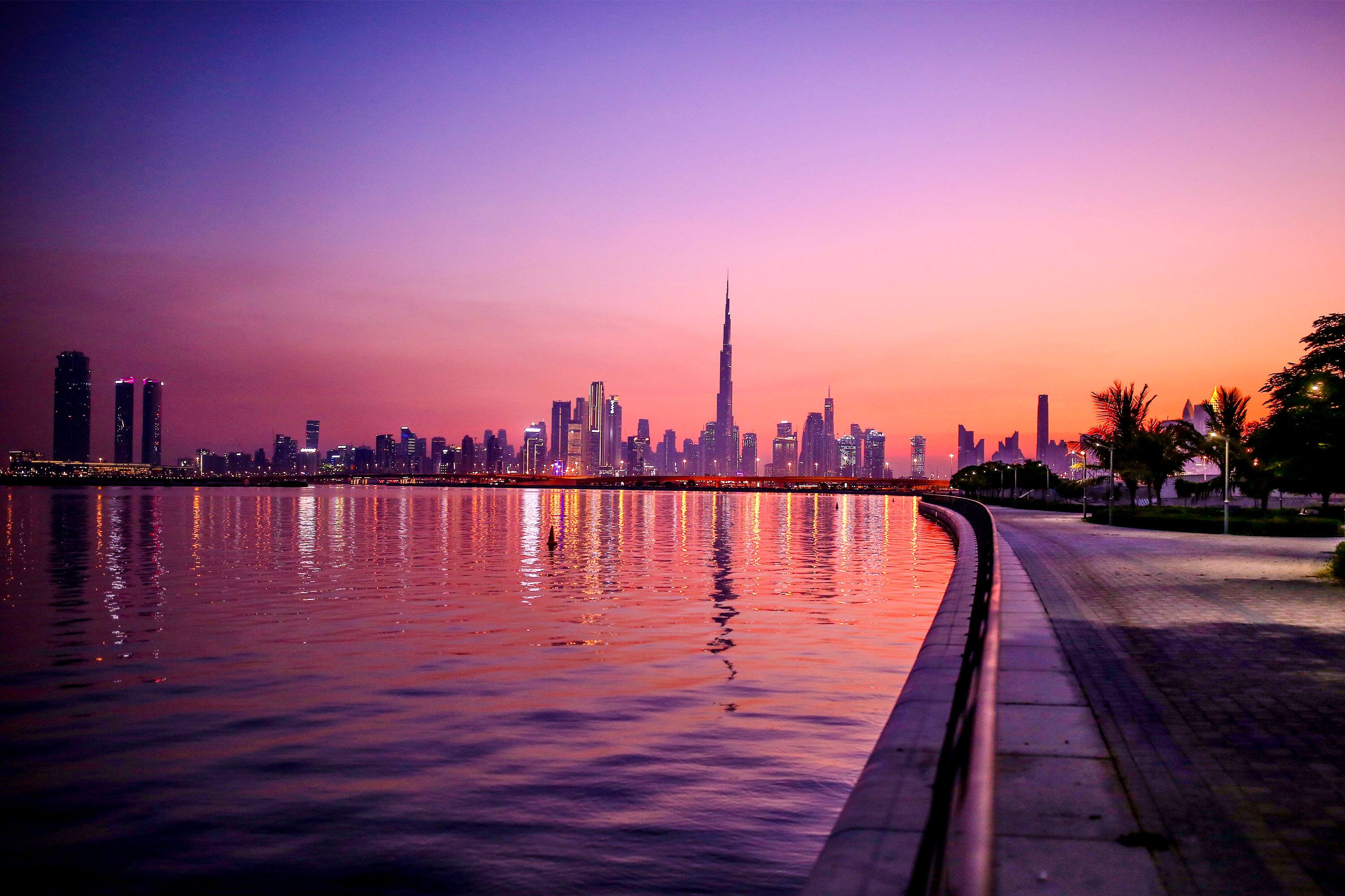 Study in Dubai Skyline